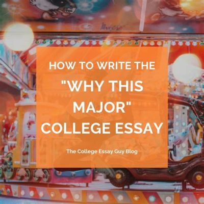 How to Write the Why Major Essay: A Journey Through the Maze of Academic Passion